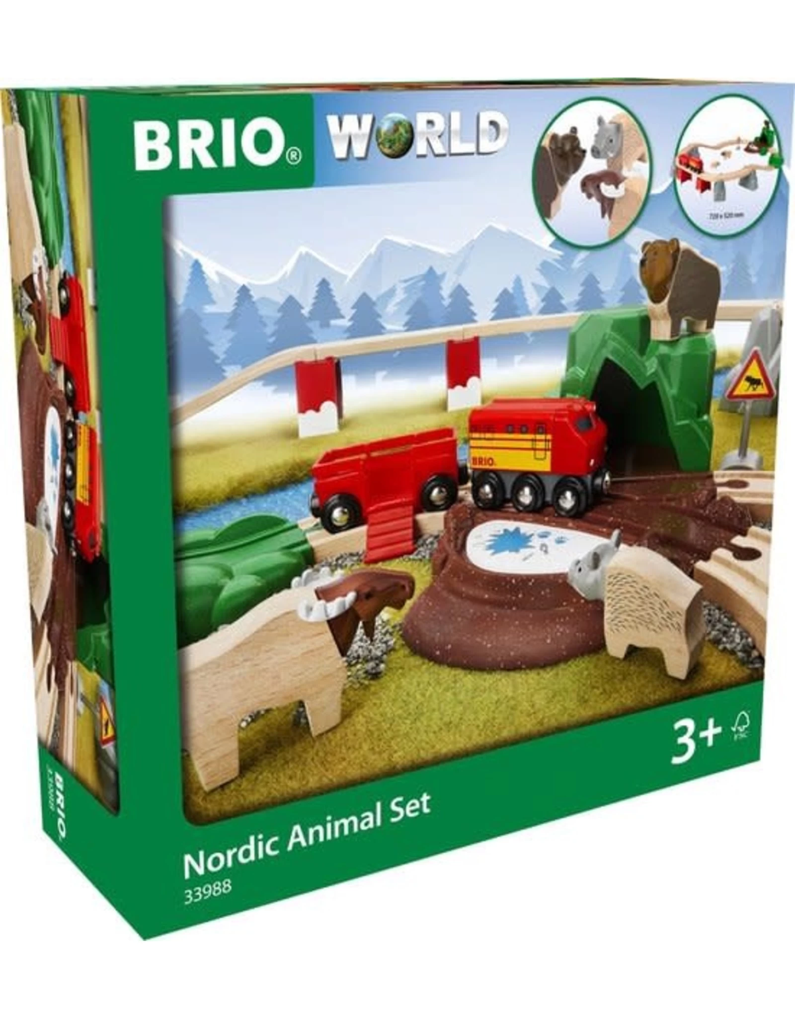Brio 33988 Noordelijke Dierenset - Nordic Animal Set