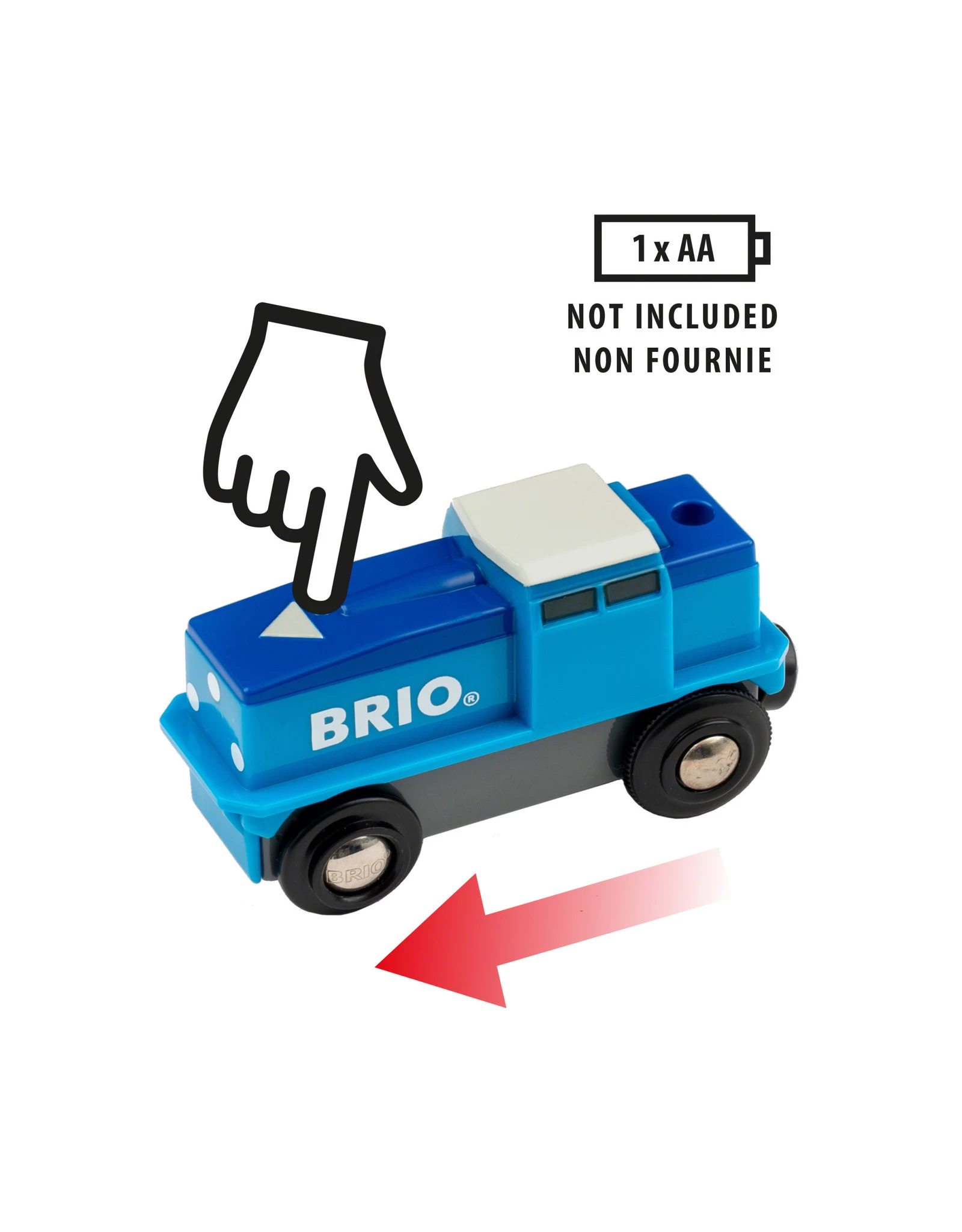 Brio World 33130 Goederentrein Op Batterijen - Cargo Battery Engine - Afbeelding 2