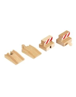 Brio World 33385 Stootblokken En Hellingen - Stop & Ramp Tracks