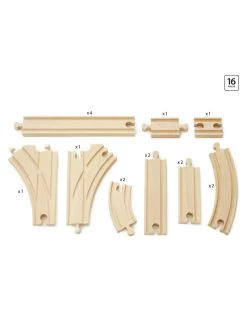 Brio World 33402 Uitbreidingsset Rails - Expansion Pack Intermediate