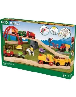 Brio World 33516 Country Life Set - Houten Treinset
