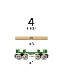 Brio World 33696 Houttransport Wagon - Lumber Loading Wagon