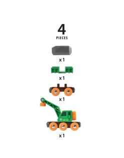 Brio World 33698 Kraanwagon - Clever Crane Wagon