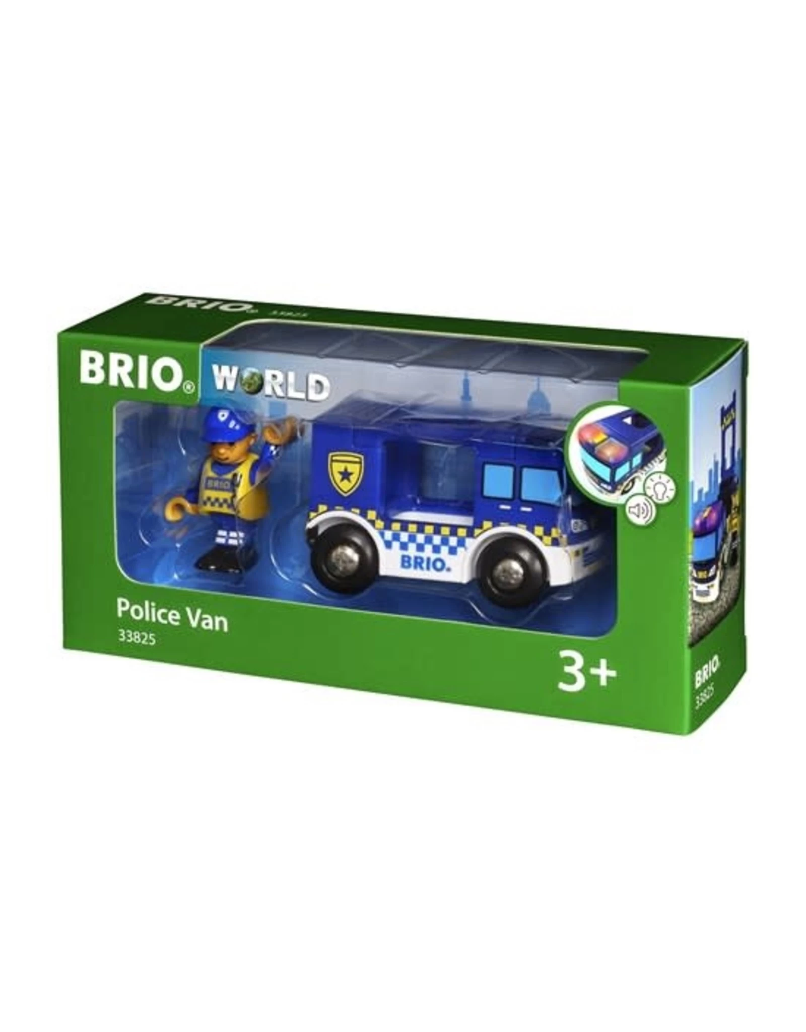 Brio World 33825 Politiebusje - Police Van - Afbeelding 4