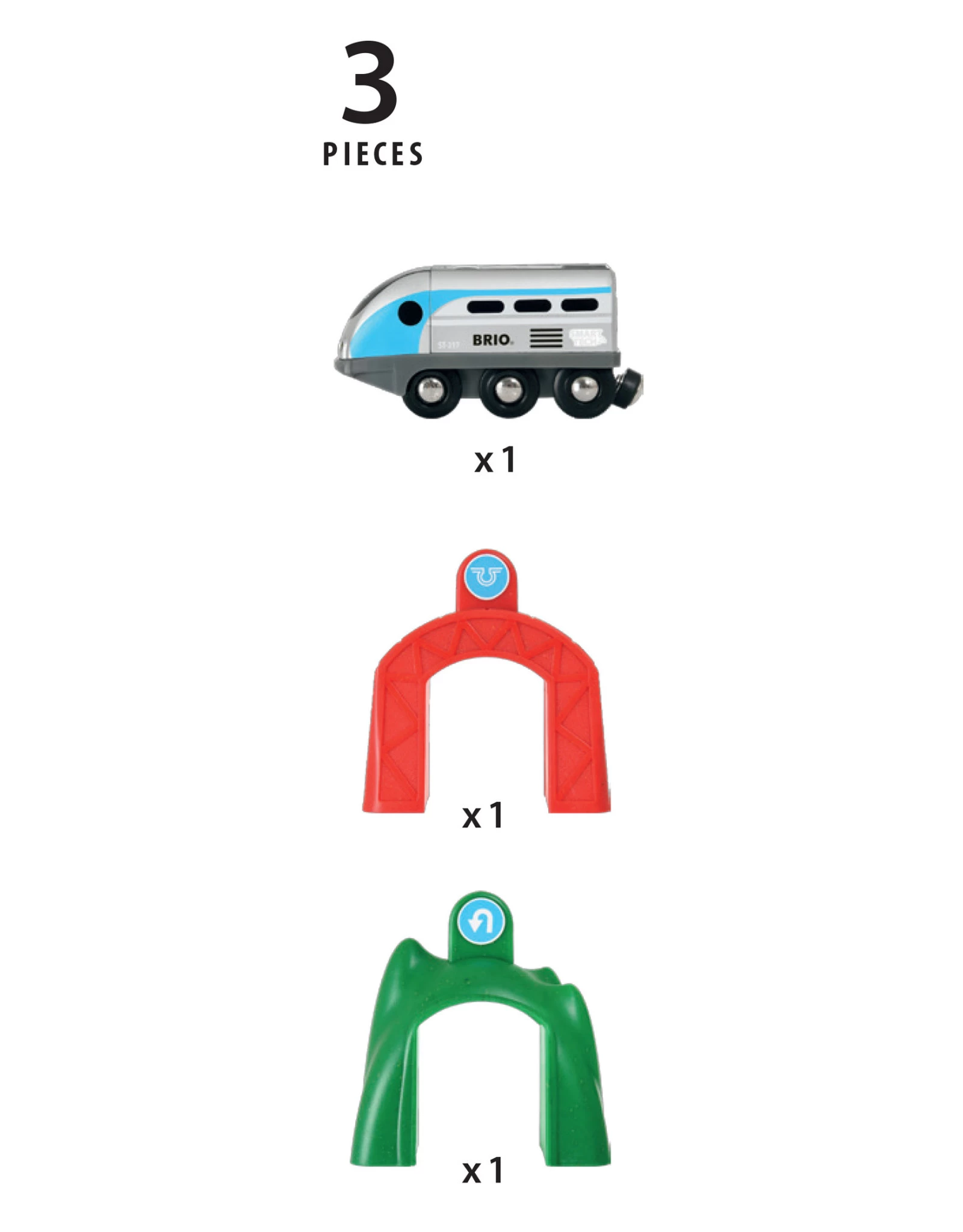 Brio World 33834 Smart Tech Trein Met Actietunnels - Smart Engine With Action Tunnels - Afbeelding 2