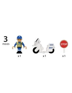 Brio World 33861 Politie Motoragent - Police Motor Cyclist