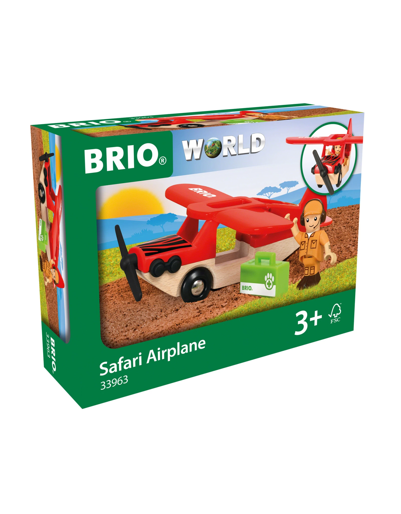 Brio World 33963 Safari Vliegtuig - Safari Airplane