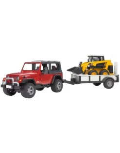 Bruder 02924 Jeep Met Aanhanger En Minigraafmachine