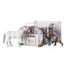 Bruder Bworld 62506 Paardenstal Met Paard, Ruiter En Accessoires