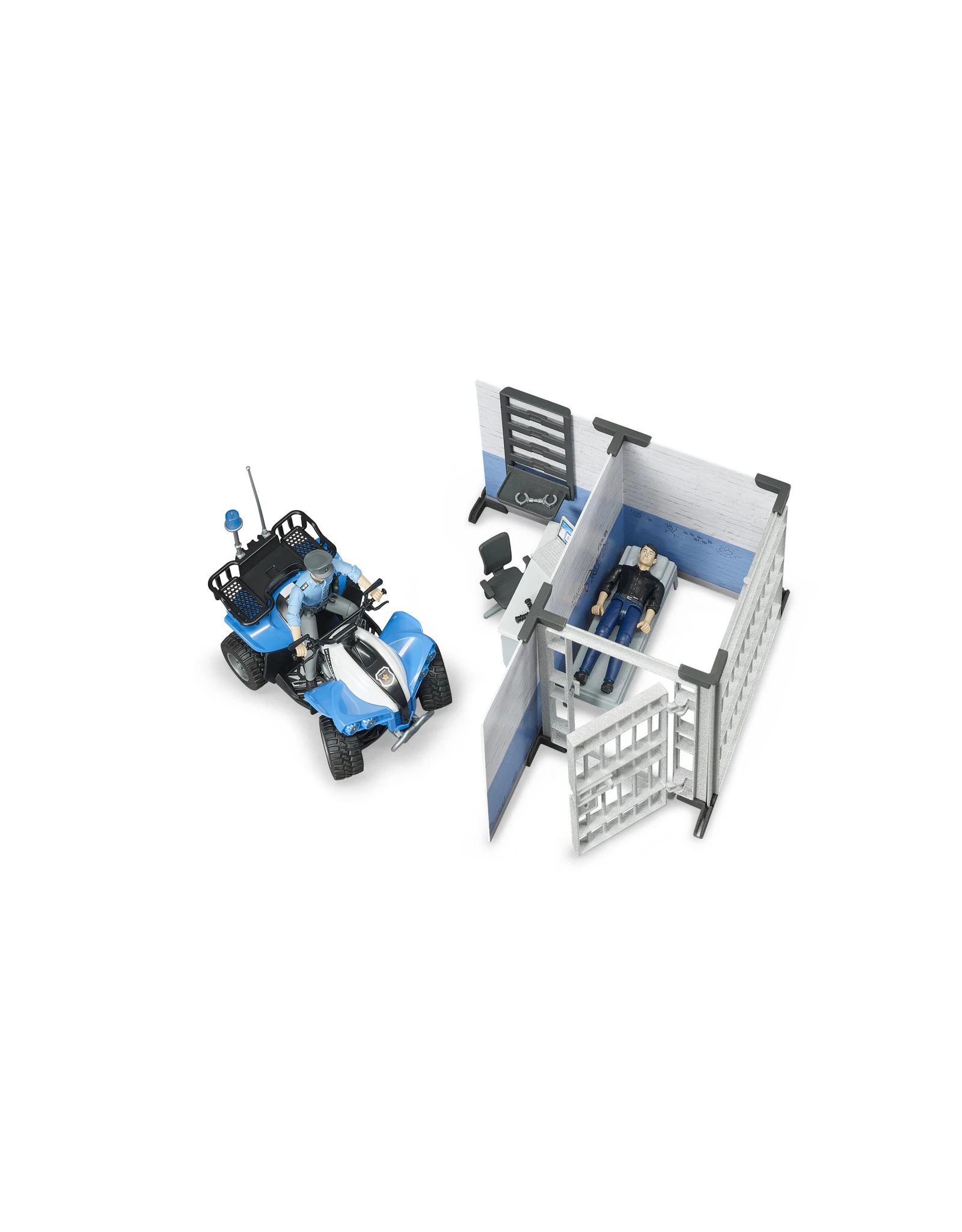 Bruder Bworld 62730 Politiebureau Set - Afbeelding 6