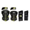 Fila 3-pack Skates Protection - 3-dlg Beschermset Zwart/geel XS