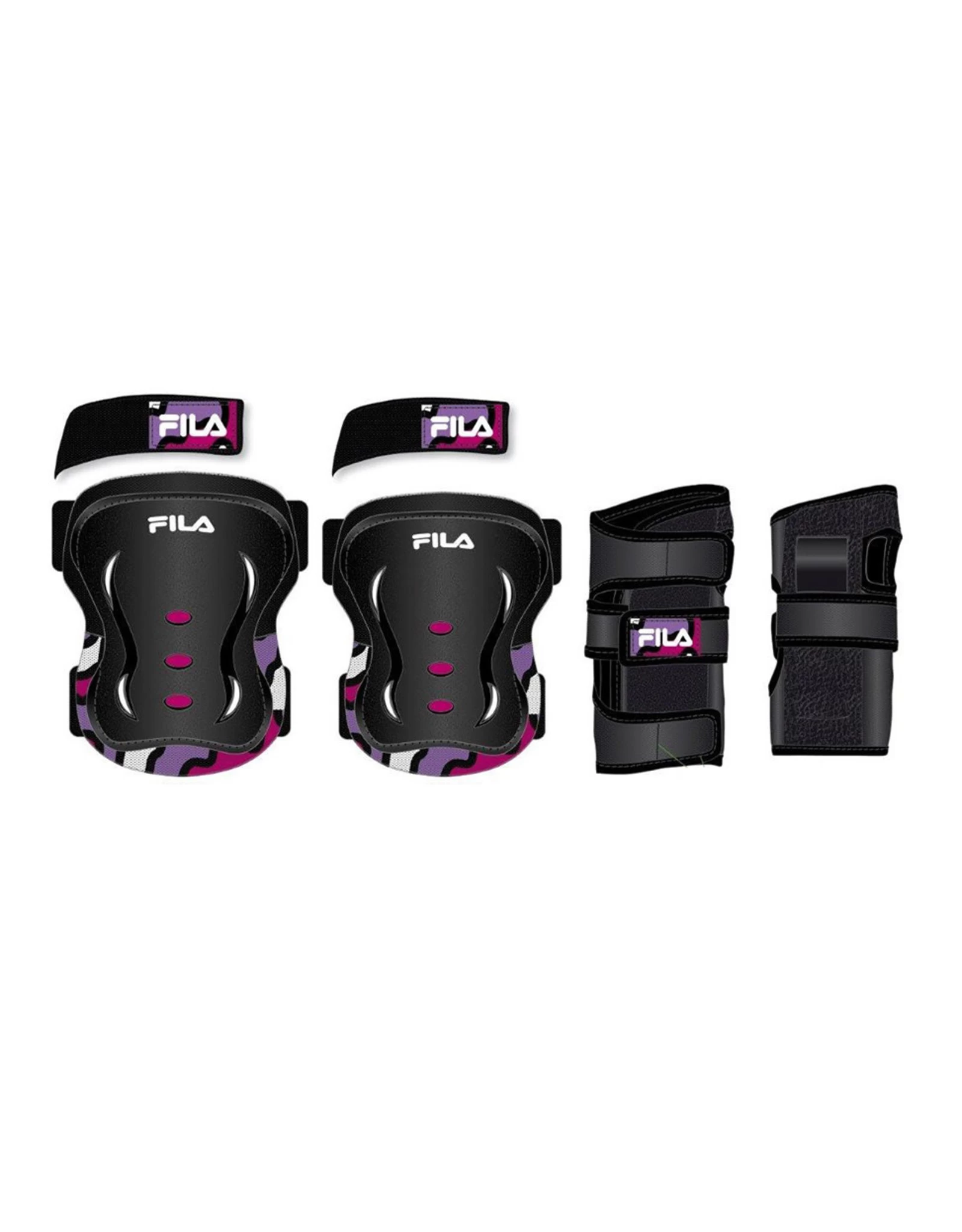 Fila 3-pack Skates Protection - 3-dlg Beschermset Roze XS