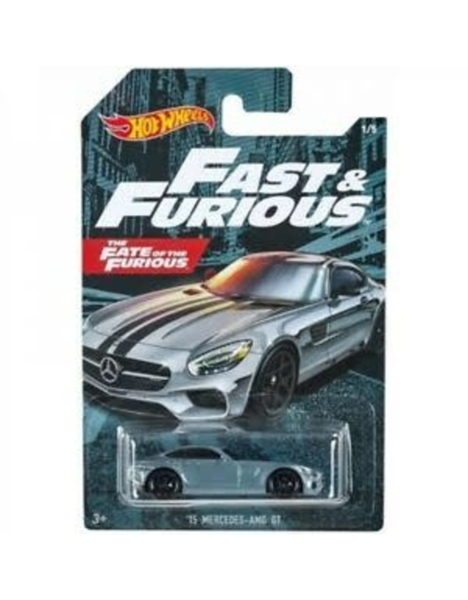 Hot Wheels Diecast Fast&Furious 15 Mercedes AMG GT The Fate Of The Furious