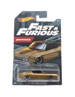 Hot Wheels Diecast Fast&Furious 69 Ford Torino Talladega Furious 7