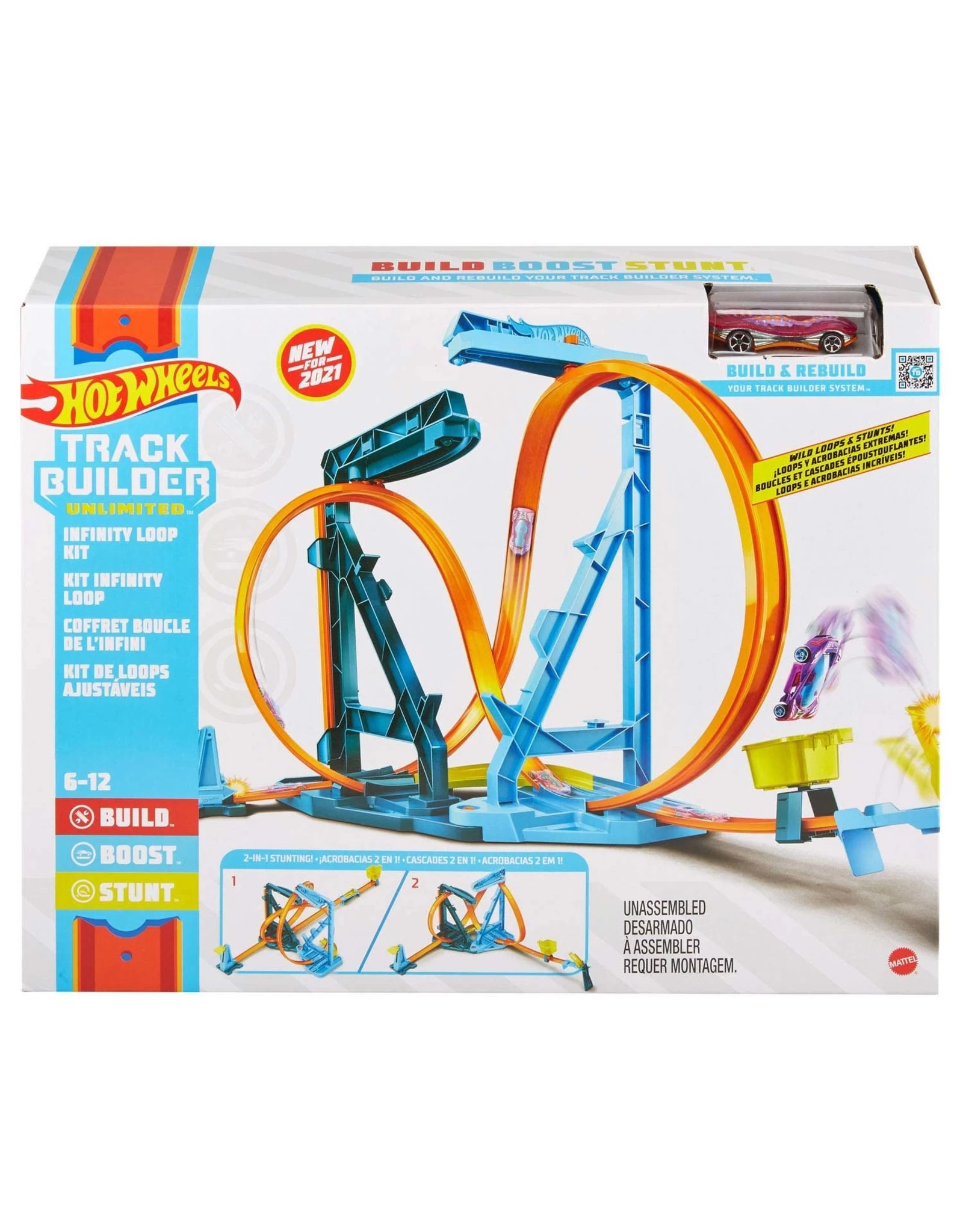 Hot Wheels Track Builder - Infinity Loop Kit