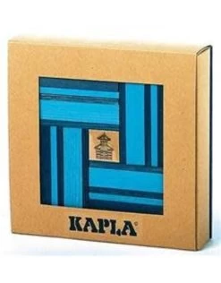 KAPLA 40 Nr 21 Licht-​/Don­ker­blauw Met Boek (ver­pakt In Doos)
