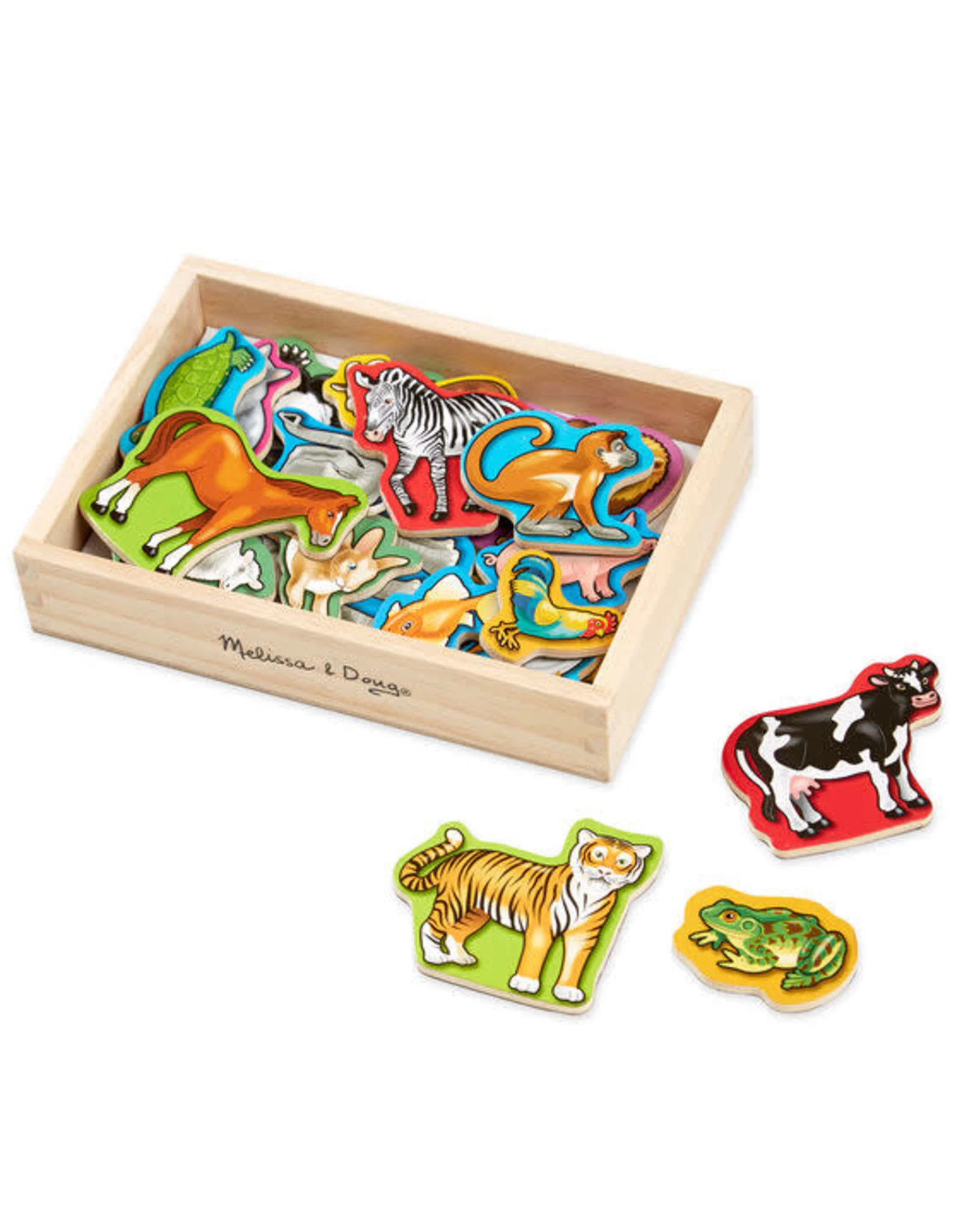 Melissa & Doug Melissa&Doug 10475 Houten Magneten Dieren (20 Stuks)