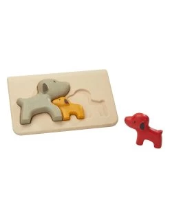 Plan Toys Dog Puzzle - Houten Puzzel Honden