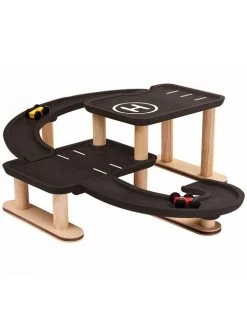 Plan Toys Race 'n Play Parking Garage - Race En Speel Parkeergarage