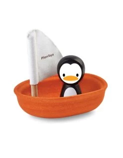 Plan Toys Sailing Boat Pinguin - Zeilboot Pinguin