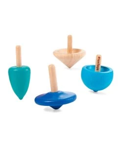 Plan Toys Spinning Tops - Mini Tollen In Blikje