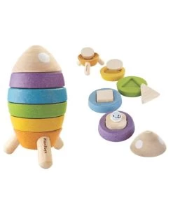 Plan Toys Stacking Rocket - Stapel Raket