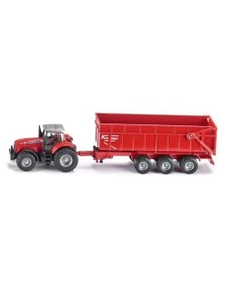 Siku Farmer 1844 Massey Ferguson Met Aanhangwagen (1:87)