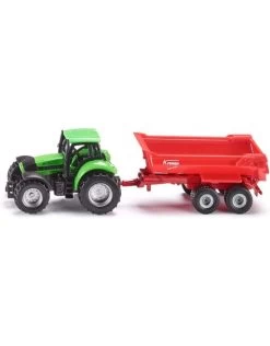 Siku Super 1632 Tractor Met Krampe Half-Pipe Kiepwagen (1:87)