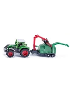 Siku Super 1675 Tractor Met Houthakselaar