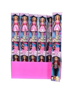 Top Model 2 Poppen 27cm + Kledingset. Assorti