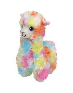 Ty Beanie Babies Lola De Regenboog Alpaca 33cm