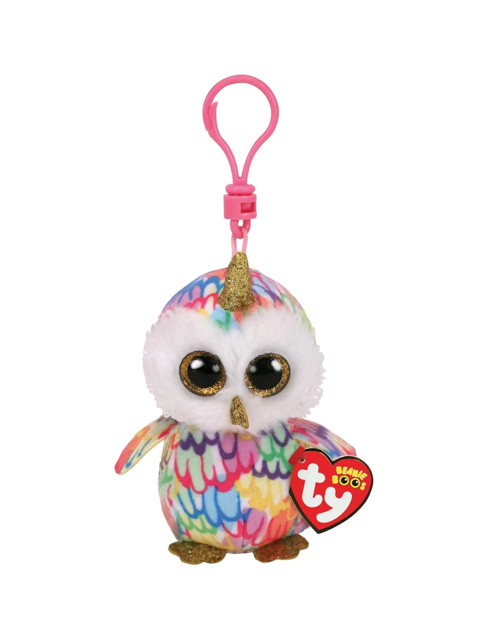 Ty Beanie Boo's Clip Enchanted De Regenboog Eenhoorn Uil