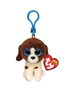 Ty Beanie Boo’s Clip Muddles De Bruin/Witte Hond