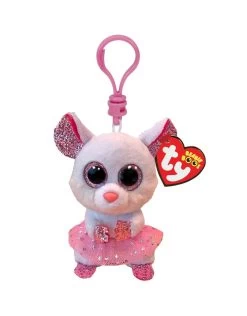 Ty Beanie Boo’s Clip Nina De Roze Muis