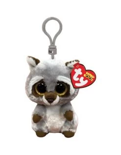 Ty Beanie Boo's Clip Oakie De Grijze Wasbeer 7 Cm