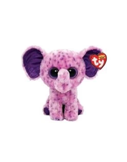 Ty Beanie Boo's Eva De Paarse Olifant 15 Cm