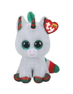 Ty Beanie Boo's Kerst Snowfall De Witte Eenhoorn 15cm