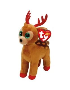 Ty Beanie Boo's Kerst Tinsel Het Bruine Rendier15cm