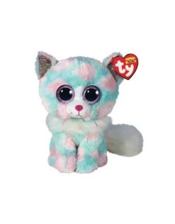 Ty Beanie Boo's Opal De Groen/Roze Kat 15cm