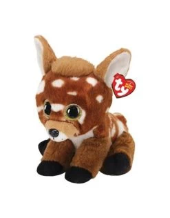 Ty Beanie Buddy Buckley Het Bruin/witte Hert 24cm