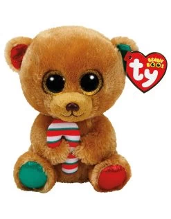 Ty Beanie Buddy Kerst Bella Het Bruine Beertje 24cm