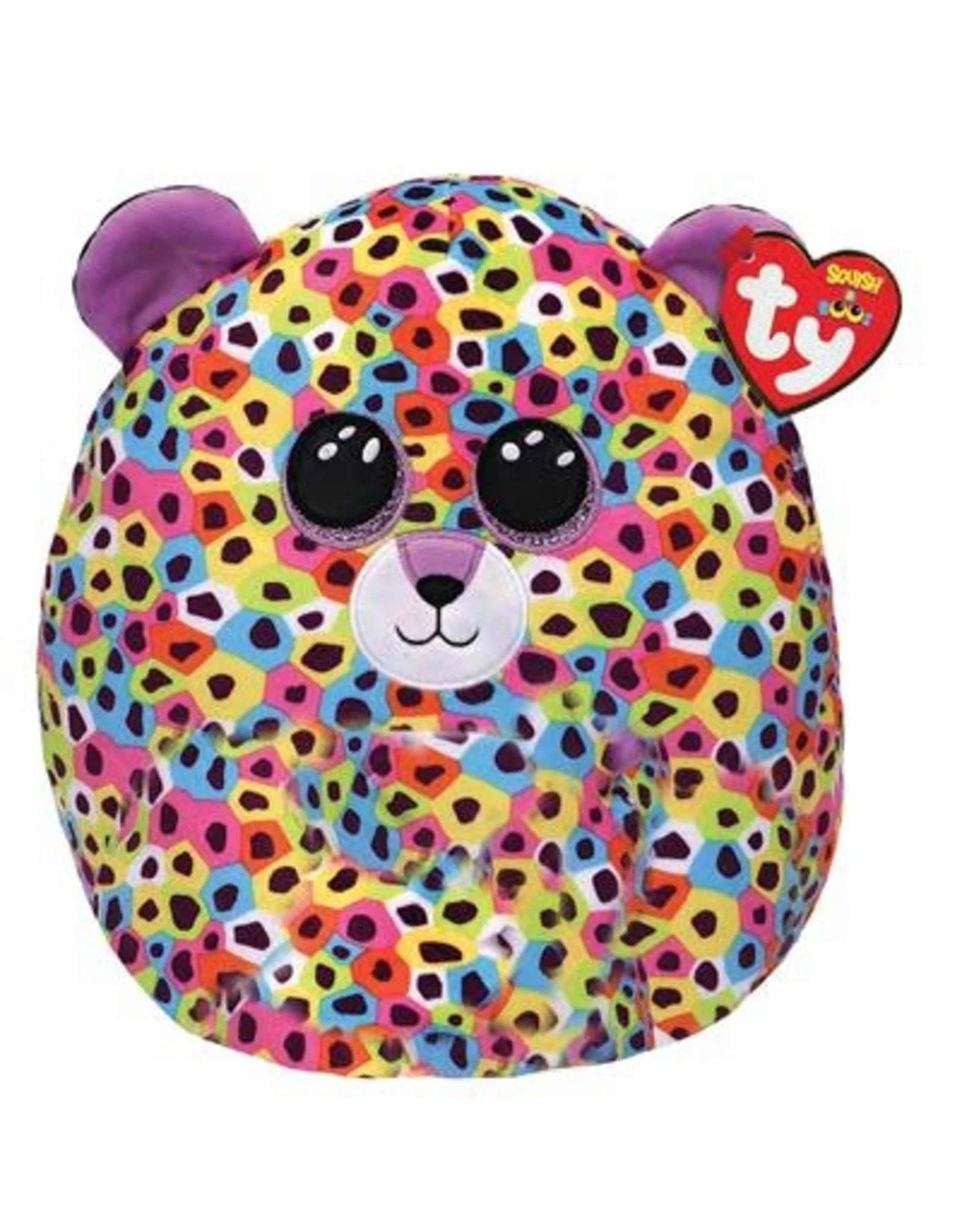 Ty Squish A Boo Giselle Het Regenboog Luipaard 31 Cm