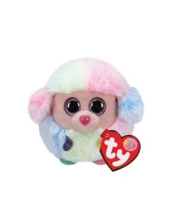 Ty Teeny Puffies Rainbow Poodle 10cm