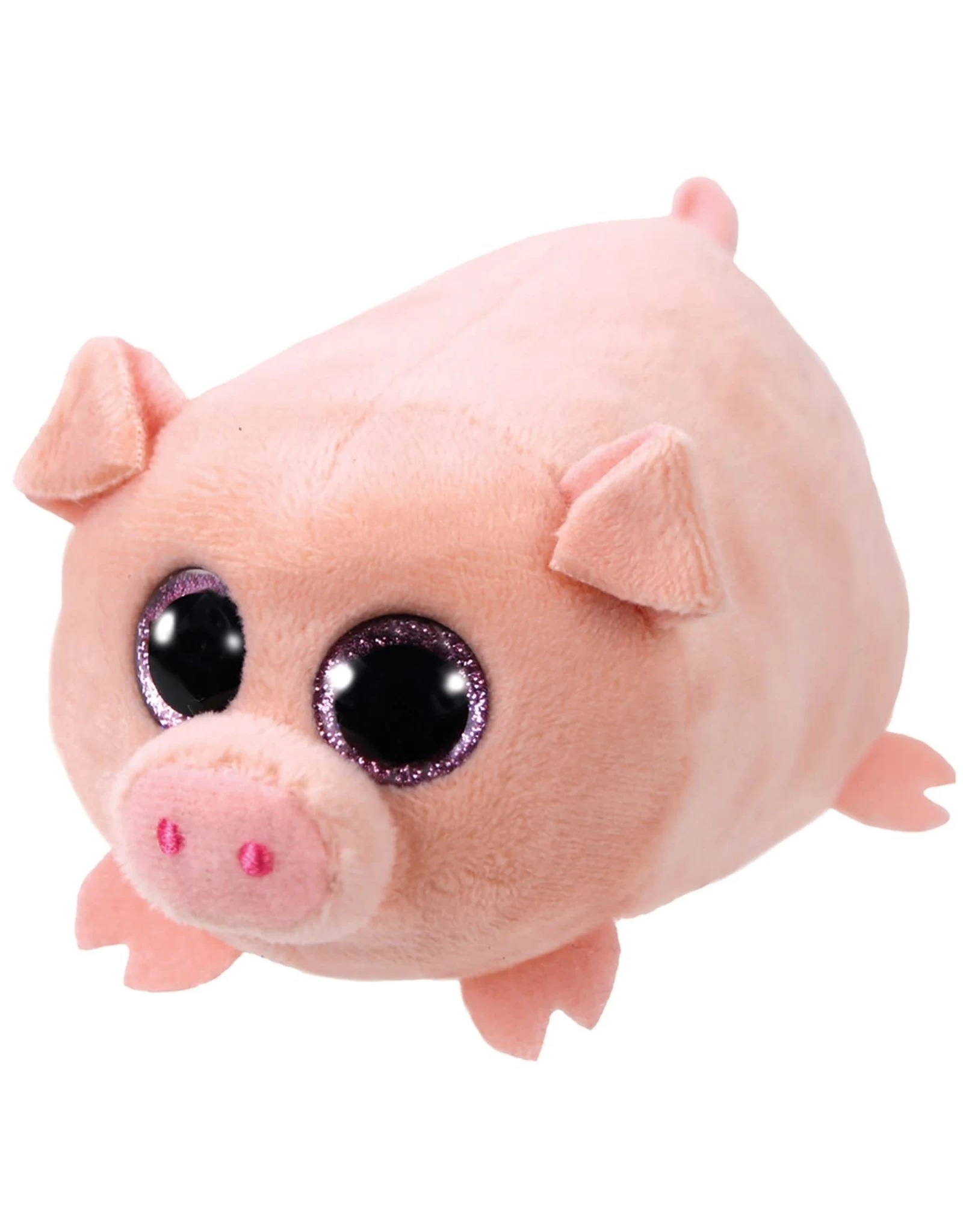 Ty Teeny Ty's Curly Het Roze Varken 10cm - Afbeelding 2