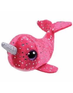 Ty Teeny Ty's Nelly De Roze Narwal 10cm