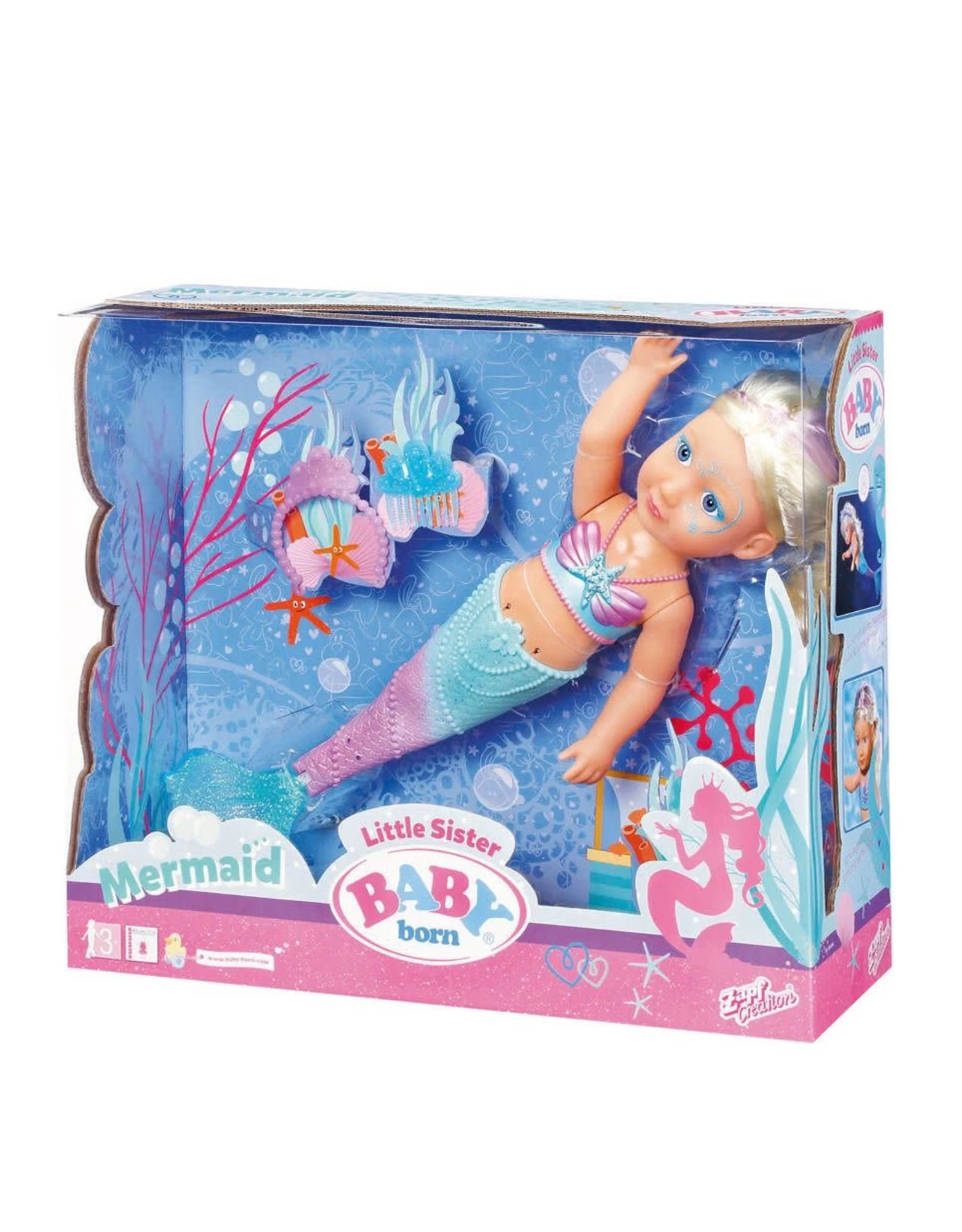 Baby Born Kleine Zus Zeemeermin - Afbeelding 2