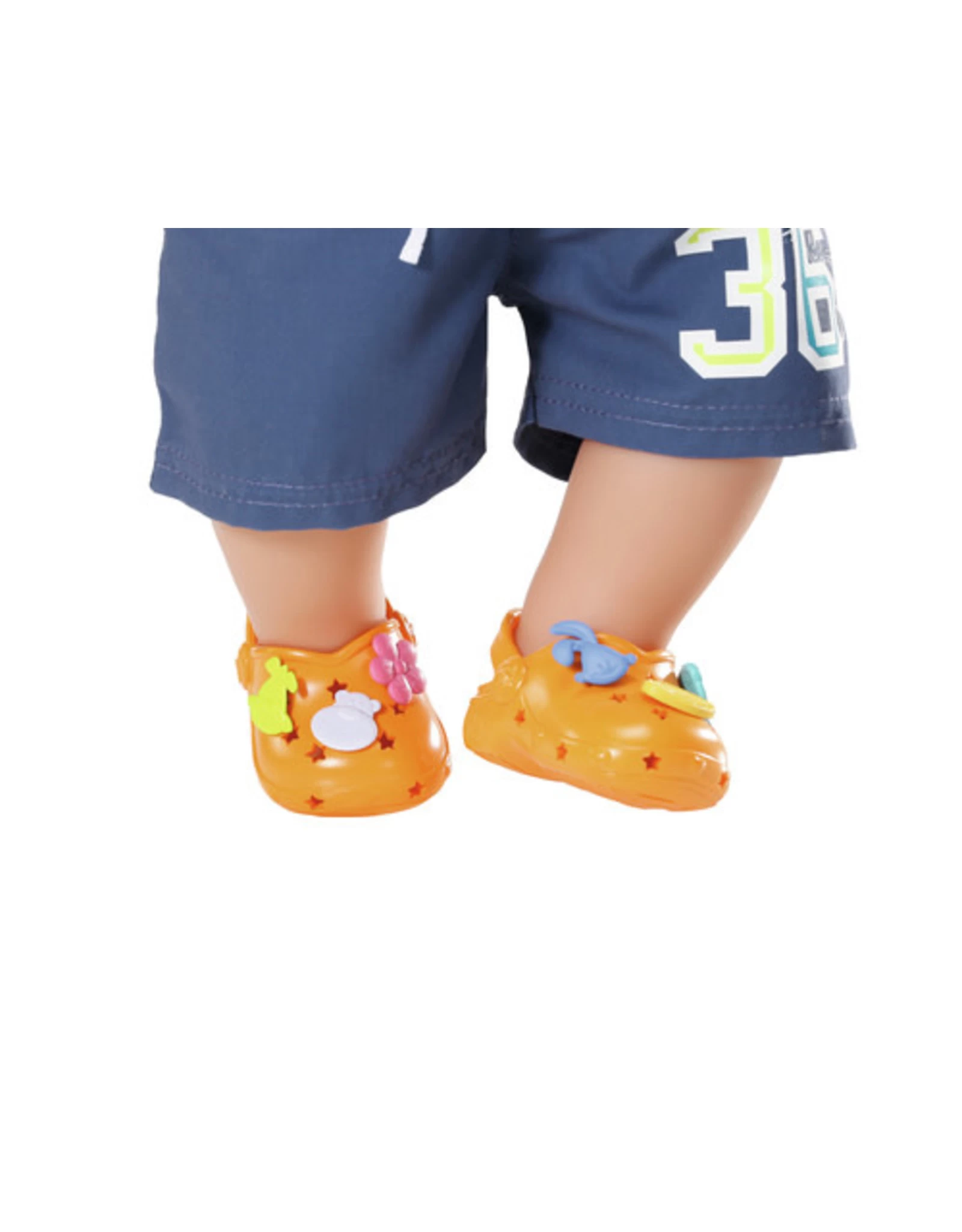 Baby Born Schoenen Met Leuke Pins Oranje - Afbeelding 2