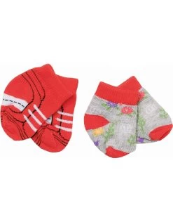Baby Born Sokken Trend 2-Pack: Rood